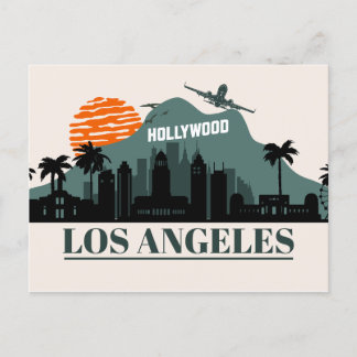 Los Angeles, CALIFORNIA-vykort Vykort