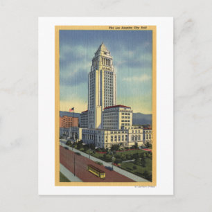 Los Angeles, CaliforniaA View of City Hall Vykort
