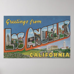 Los Angeles, CaliforniaLarge Brev Scenes 2 Poster