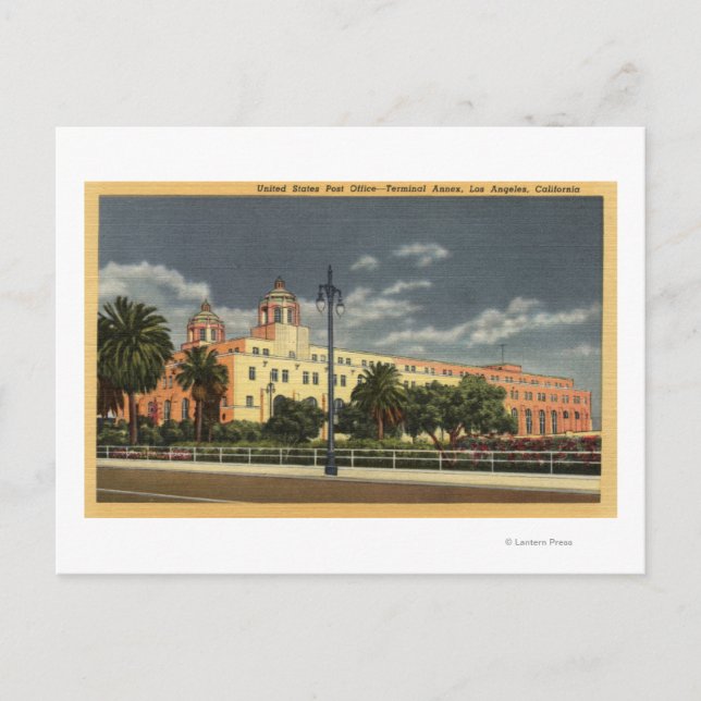 Los Angeles, CaliforniaPost Office—Terminal Vykort (Framsida)