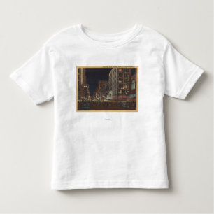 Los Angeles CASouth beskådar av Broadway från 6e Tee Shirt