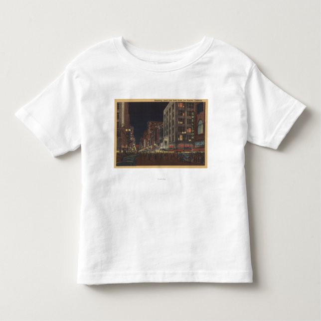 Los Angeles CASouth beskådar av Broadway från 6e Tee Shirt (Framsida)