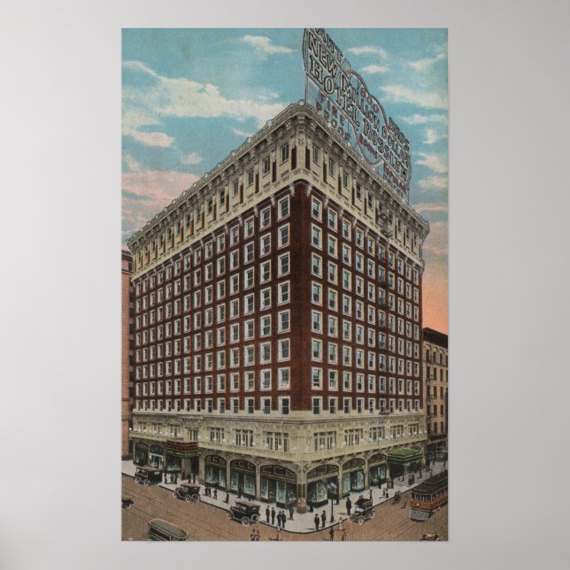 Los Angeles, CAView of the Hotel Rosslyn Poster (Framsidan)