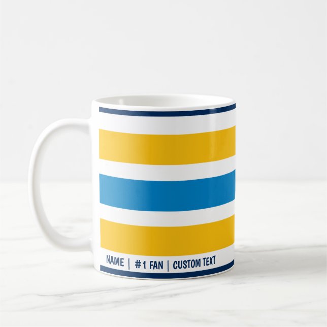 Los Angeles Chargers Minimalist Pub coffee Mugg (Vänster)