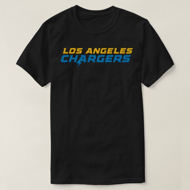 Los Angeles Chargers wordmark T Shirt (Design framsida)