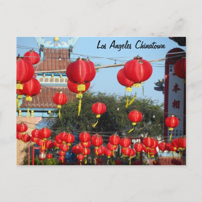 Los Angeles Chinatown Vykort (Framsida)