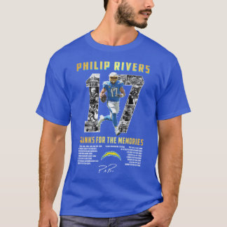 Los Angeles Chrgrs 17 Philip Rivers tack för T Shirt