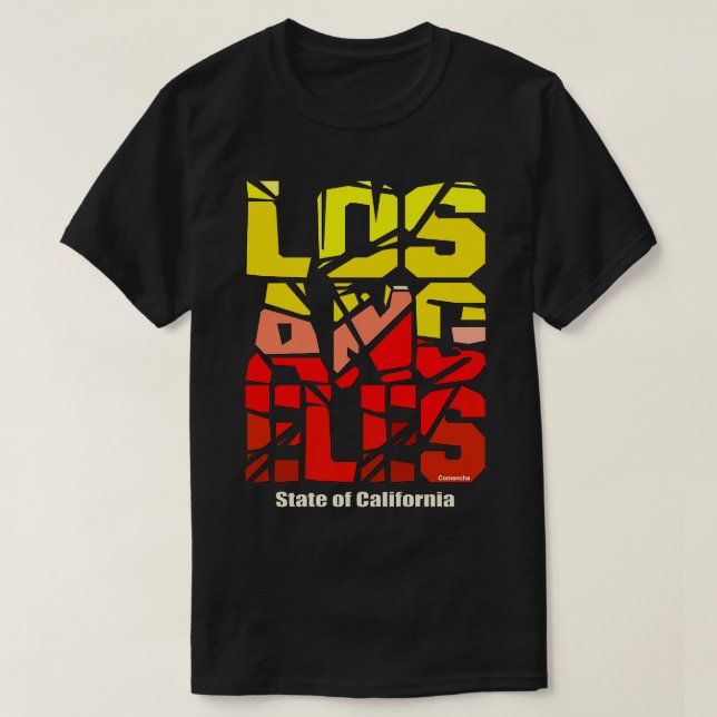 Los Angeles City of california T Shirt (Design framsida)