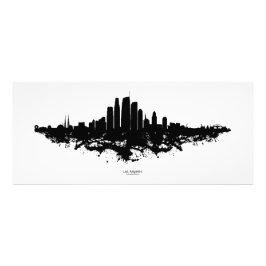 Los Angeles City Skyline Watercolor Fototryck