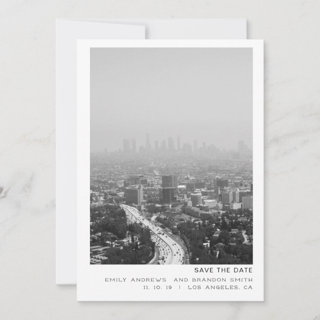 Los Angeles City Spara datum Datumet (Framsida)