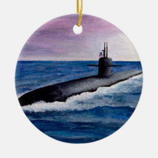 Los Angeles Class Submarine Julgransprydnad Keramik