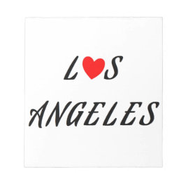 Los Angeles coeur rouge Anteckningsblock