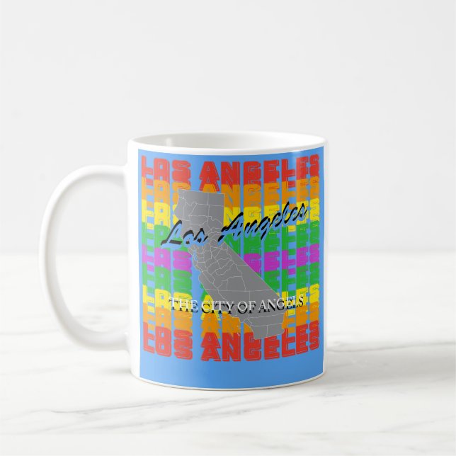 Los Angeles coffee mug  Kaffemugg (Vänster)