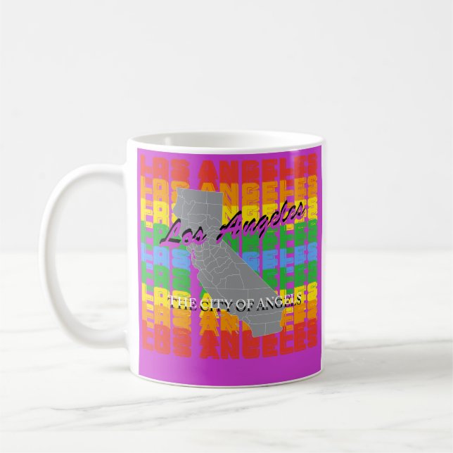 Los Angeles coffee mug  Kaffemugg (Vänster)
