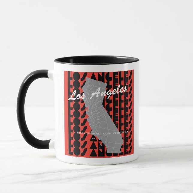 Los Angeles coffee mug  Mugg (Vänster)