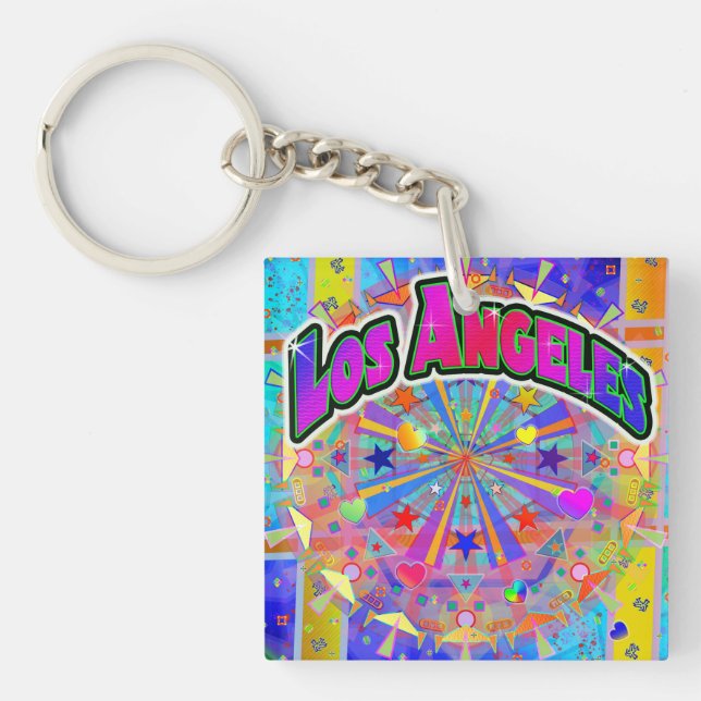 Los Angeles Cosmic Unity Keychain (Framsidan)