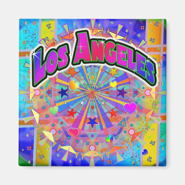 Los Angeles Cosmic Unity Magnet (Framsidan)