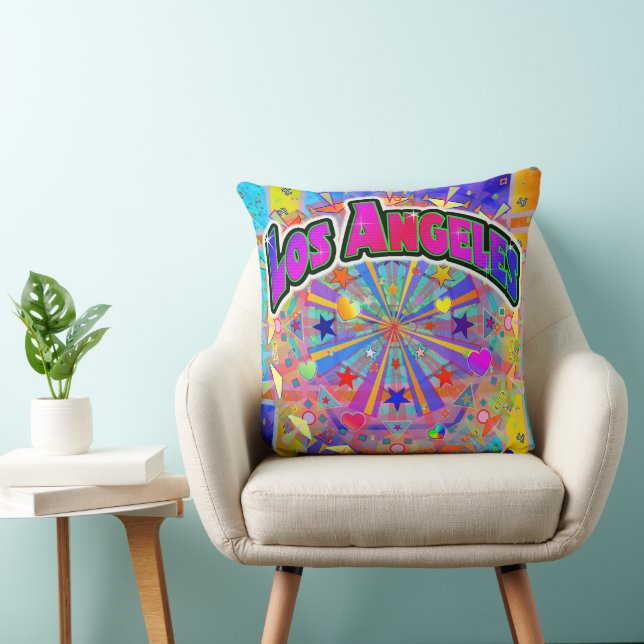 Los Angeles Cosmic Unity Pillow Kudde (Stol)