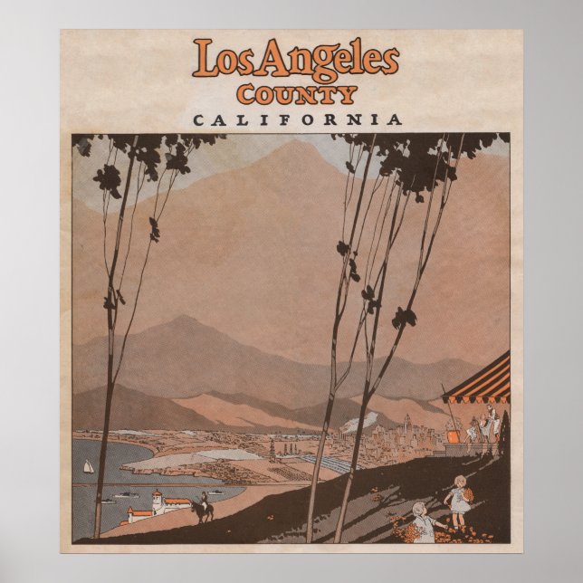 Los Angeles County, California Poster (Framsidan)