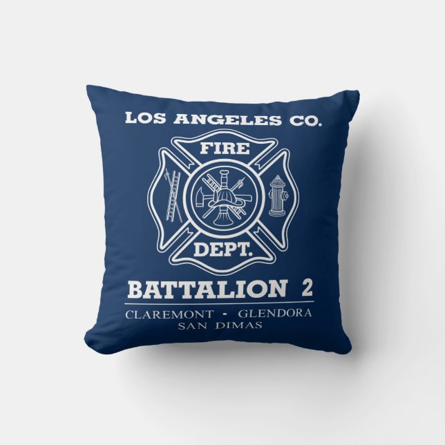 Los Angeles County Fire Department Battalion 2 Kudde (Framsida)