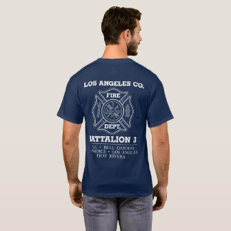 Los Angeles County Fire Department Battalion 3 T Shirt