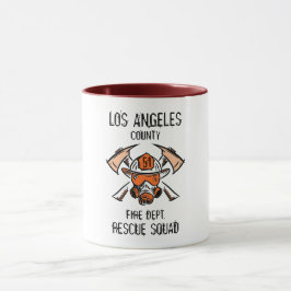 Los Angeles County Fire Dept. Rädding Squad 51 Mugg