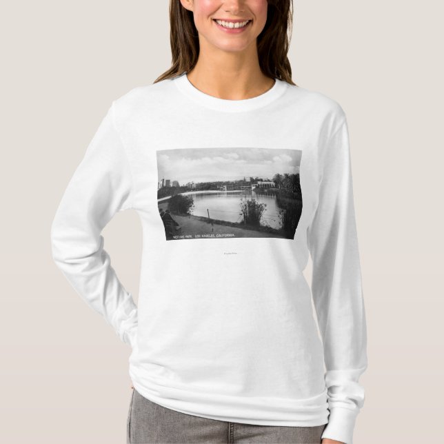 Los Angeles den västra sjön Park City för CA T Shirt (Framsida)