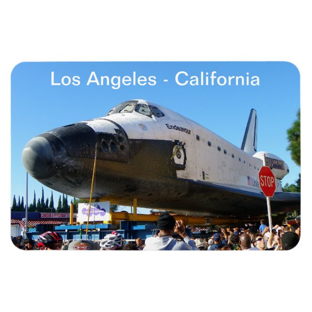 Los Angeles/Endeavor Premium Flexi Magnet! Magnet (Horisontell)