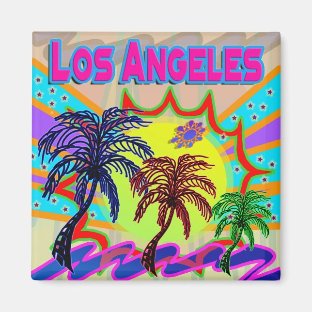 Los Angeles Eviga Magnet (Framsidan)