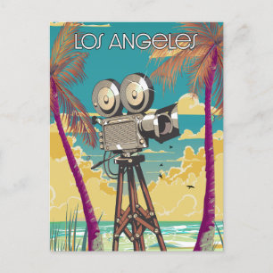 Los Angeles Film kameraposter Inbjudan Vykort
