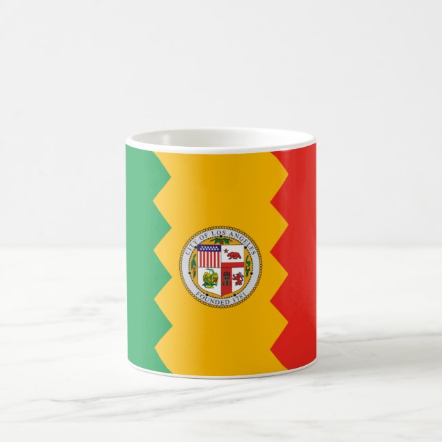 Los Angeles Flagga Kaffemugg (Center)