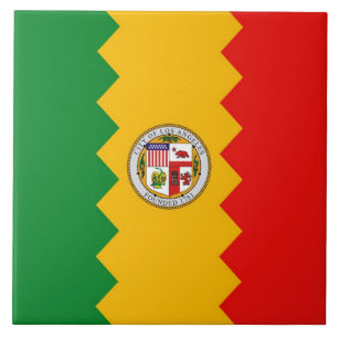Los Angeles Flagga Tile Kakelplatta