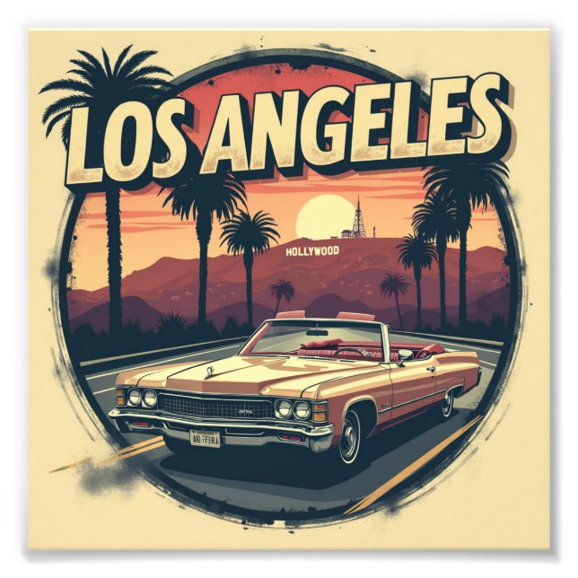 Los Angeles Fototryck (Framsidan)