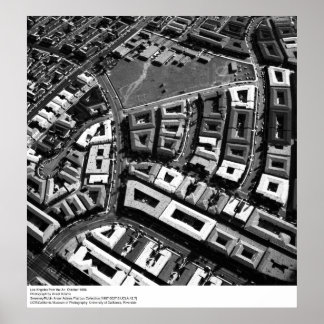 Los Angeles från Luft, 1966 Poster