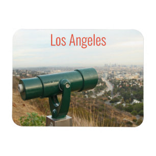 Los Angeles från Mulholland Drive Magnet
