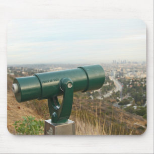 Los Angeles från Mulholland Drive Musmatta