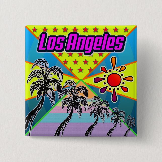 Los Angeles Freedom Button Knapp (Framsida)
