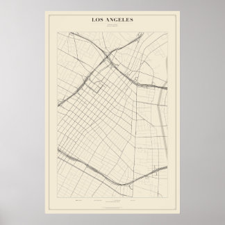 Los Angeles Gatukartaaffisch Poster