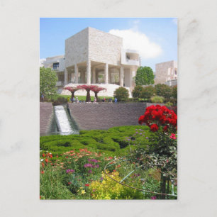 los angeles - getty museum vykort
