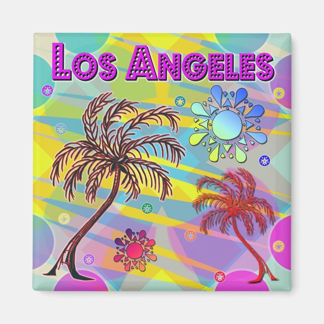 Los Angeles Glad och Hopp Magnet (Framsidan)