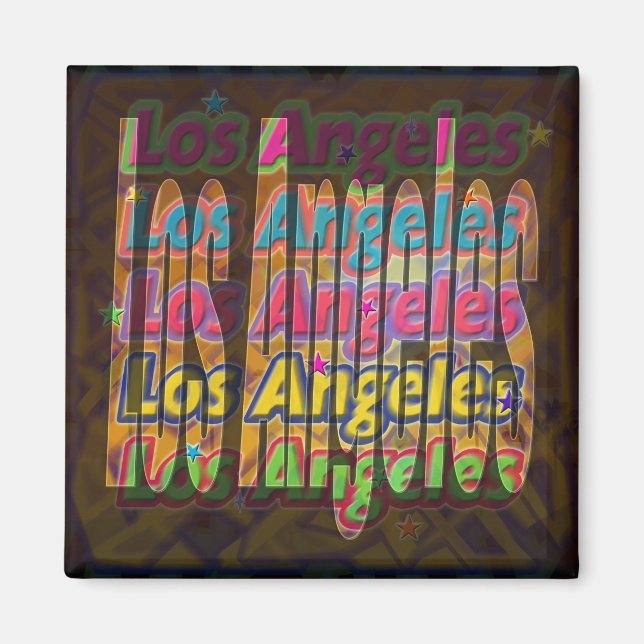 Los Angeles Gnistra Magnet (Framsidan)
