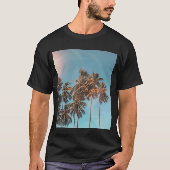 Los Angeles-grafiktest T Shirt (Framsida)