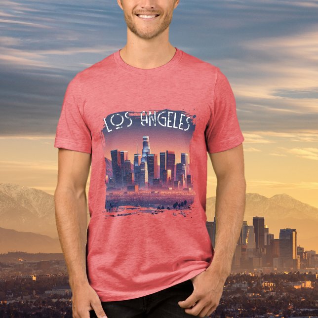 Los Angeles Graphic T-Shirt Tri-Blend Shirt (Skapare uppladdad)