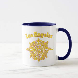 Los Angeles Gult Motif 1 Mugg