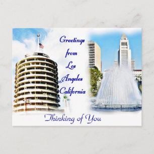Los Angeles, Hälsning_ Vykort