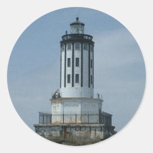 Los Angeles Harbour Lighthouse Runt Klistermärke