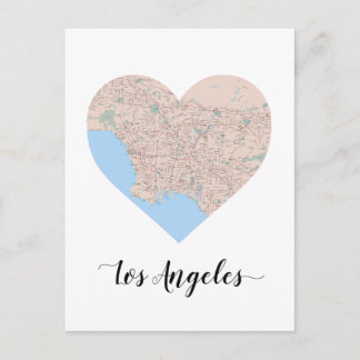 Los Angeles Heart Karta Vykort