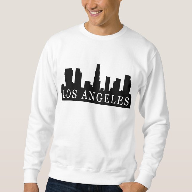 Los Angeles horisont Lång Ärmad Tröja (Framsida)
