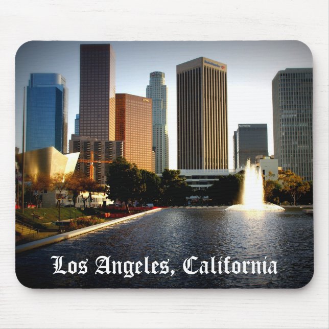 Los Angeles horisont Mousepad Musmatta (Framsidan)