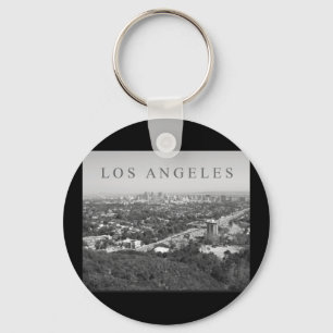 Los Angeles i svartvitt Nyckelring